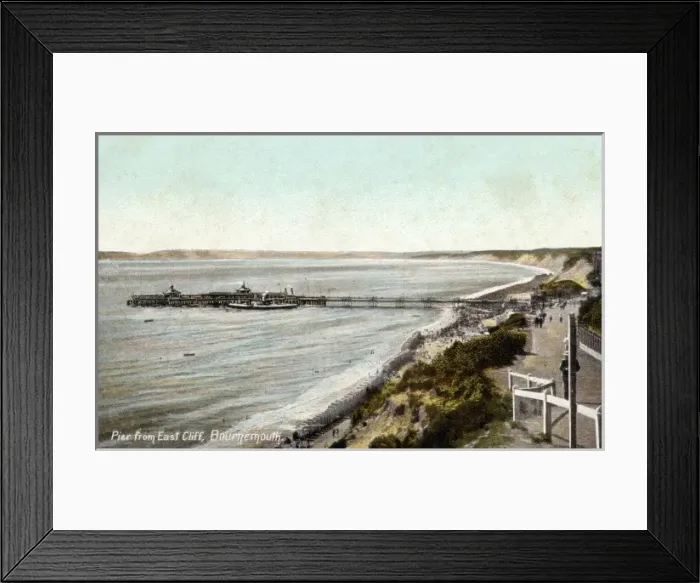 Framed Print : Bournemouth. Pier from East Cliff Framed Print : Bournemouth. Pier from East Cliff