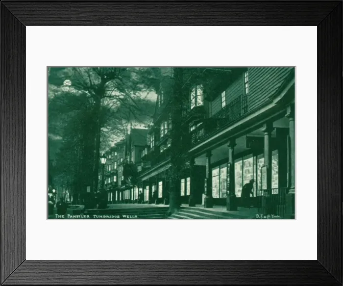 Framed Print : Night time scene. Tunbridge Wells, Toad Rock Framed Print : Night time scene. Tunbridge Wells, Toad Rock