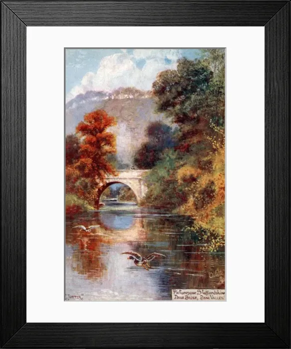 Framed Print : Dane Valley, Bridge, Staffordshire Framed Print : Dane Valley, Bridge, Staffordshire