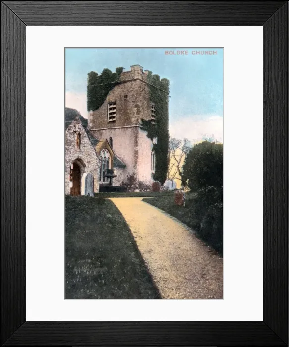 Framed Print : Boldre Church, New Forset, Hants Framed Print : Boldre Church, New Forset, Hants