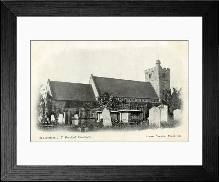Framed Print : Tonbridge, Parish Church Framed Print : Tonbridge, Parish Church