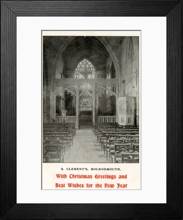Framed Print : Bournemouth, St Clements Church Framed Print : Bournemouth, St Clements Church