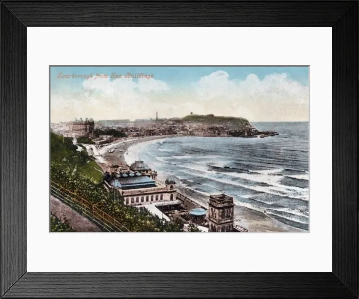 Framed Print : Scarborough from Spa Framed Print : Scarborough from Spa