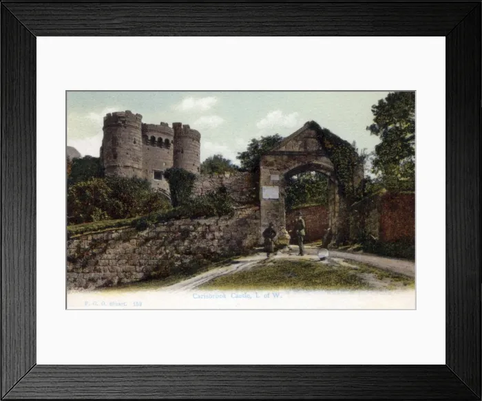 Framed Print : Isle of Wight, Carisbrook Castle Framed Print : Isle of Wight, Carisbrook Castle