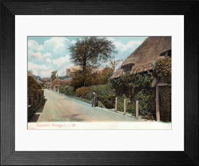 Framed Print : Isle of Wight, Godshill Village Framed Print : Isle of Wight, Godshill Village