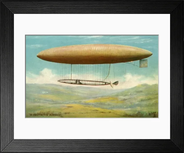 Framed Print : M. Deutschs Airship Framed Print : M. Deutschs Airship