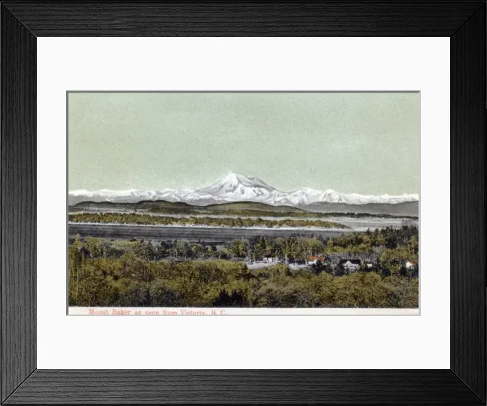Framed Print : Mount Baker as seen from Victoria, B. C Framed Print : Mount Baker as seen from Victoria, B. C