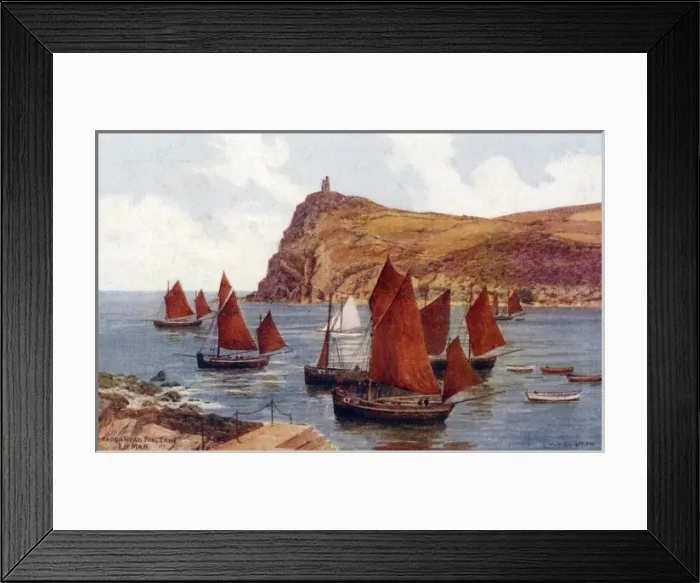 Framed Print : Isle of Man, Bradda Head, Port Erin Framed Print : Isle of Man, Bradda Head, Port Erin