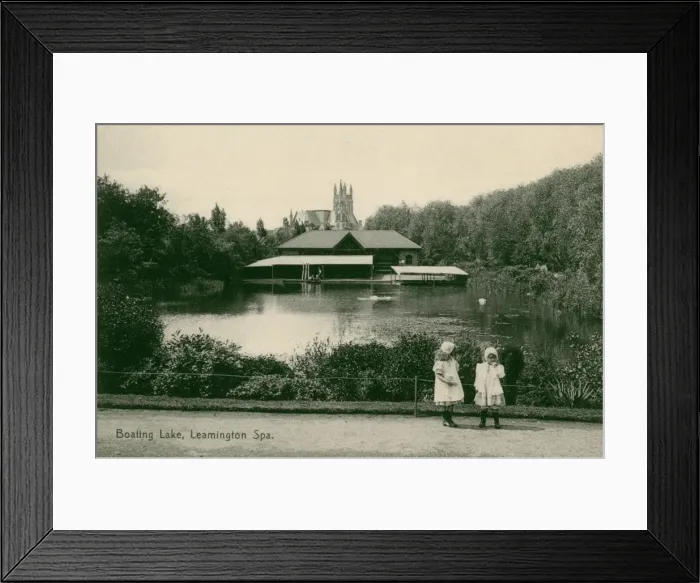 Framed Print : Leamington Spa, Boating Lake Framed Print : Leamington Spa, Boating Lake