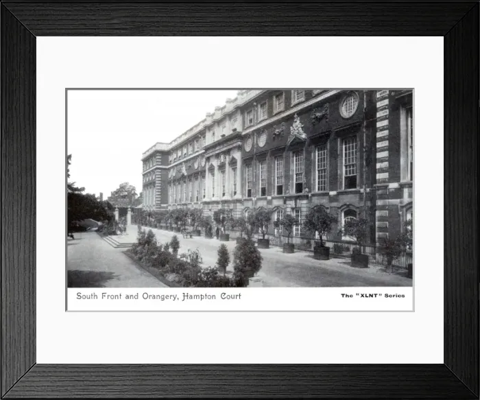 Framed Print : Hampton Court, South Front and Orangery Framed Print : Hampton Court, South Front and Orangery