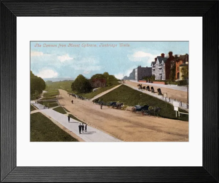 Framed Print : Tunbridge Wells, the Common from Mount Ephraim Framed Print : Tunbridge Wells, the Common from Mount Ephraim