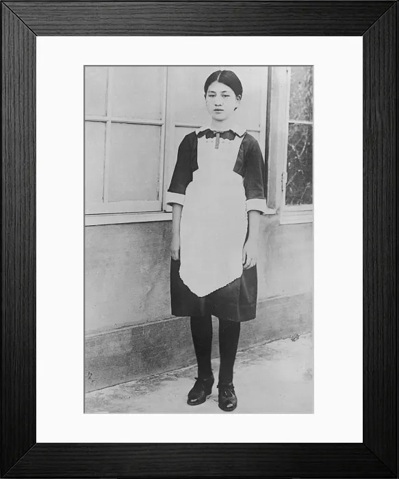 Framed Print : Japanese Waitress Framed Print : Japanese Waitress