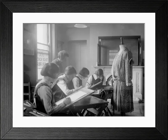 Framed Print : Dress Designing Class Framed Print : Dress Designing Class
