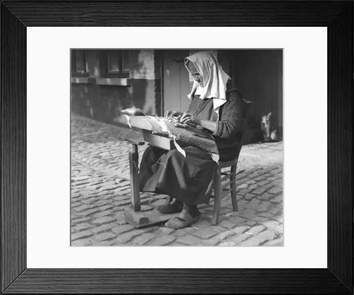 Framed Print : Old Lace Maker Framed Print : Old Lace Maker