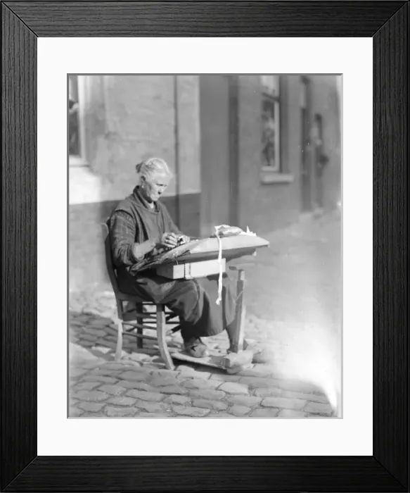 Framed Print : Old Lace Maker Framed Print : Old Lace Maker