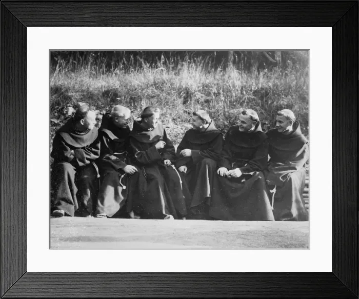 Framed Print : German Monks 1930S Framed Print : German Monks 1930S