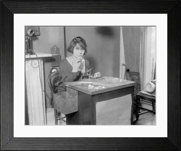 Framed Print : Making Glass Eyes Framed Print : Making Glass Eyes