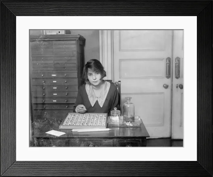 Framed Print : Making Glass Eyes Framed Print : Making Glass Eyes