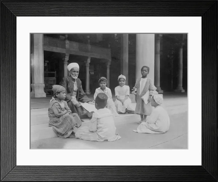 Framed Print : Algerian Open Air School Framed Print : Algerian Open Air School