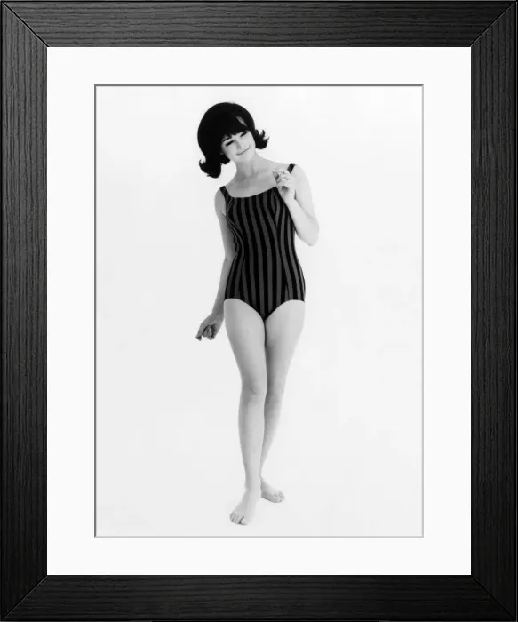 Framed Print : Model in Bathing Costume Framed Print : Model in Bathing Costume