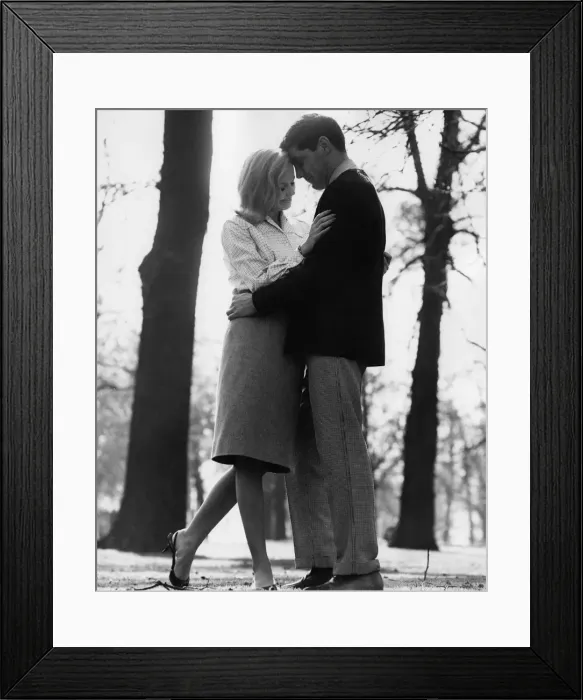 Framed Print : Couple out Walking Framed Print : Couple out Walking
