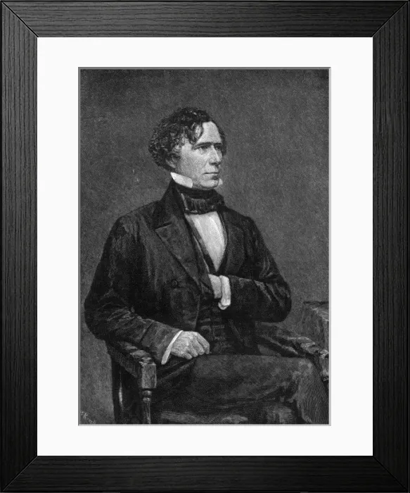 Framed Print : Franklin Pierce 5