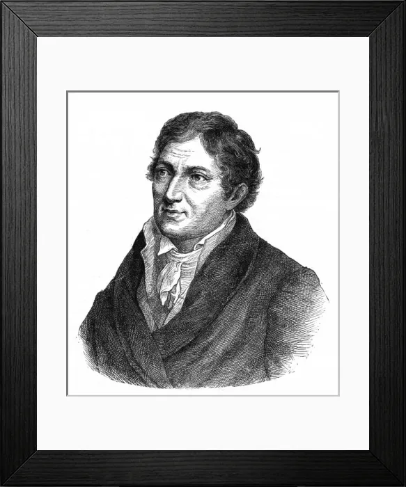 Framed Print : Christoph August Tiedge