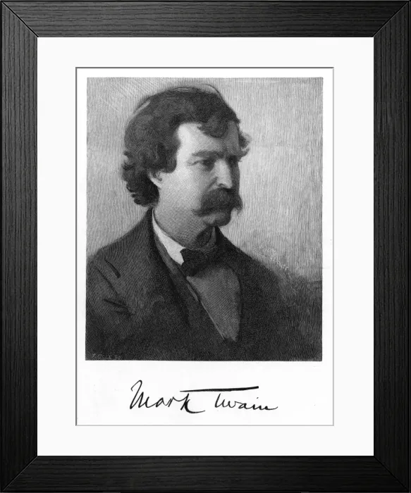 Framed Print : MARK TWAIN Framed Print : MARK TWAIN
