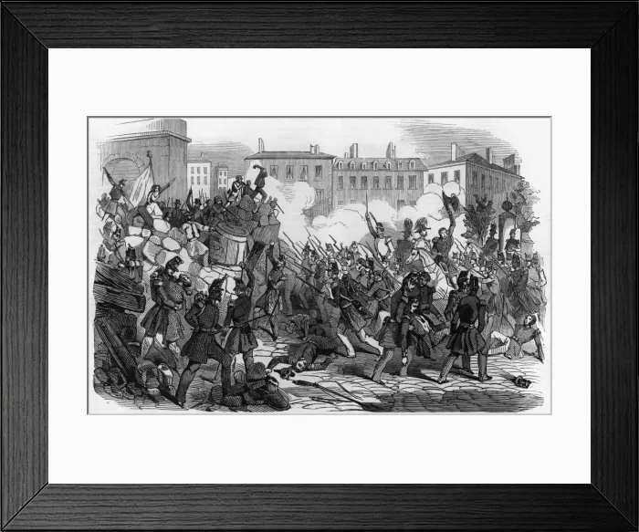 Framed Print : The Paris revolution Framed Print : The Paris revolution