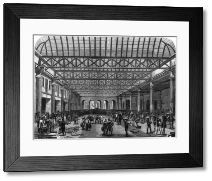 Framed Print : Billingsgate Fish Market, London, 1876 Framed Print : Billingsgate Fish Market, London, 1876