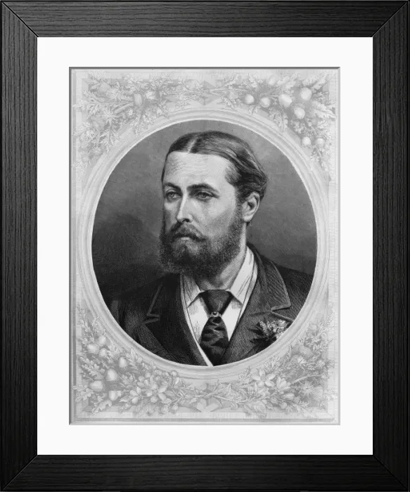 Framed Print : Portrait of Prince Alfred, the Duke of Edinburgh Framed Print : Portrait of Prince Alfred, the Duke of Edinburgh
