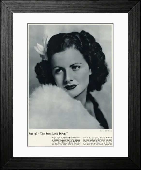 Framed Print : Margaret Lockwood Framed Print : Margaret Lockwood