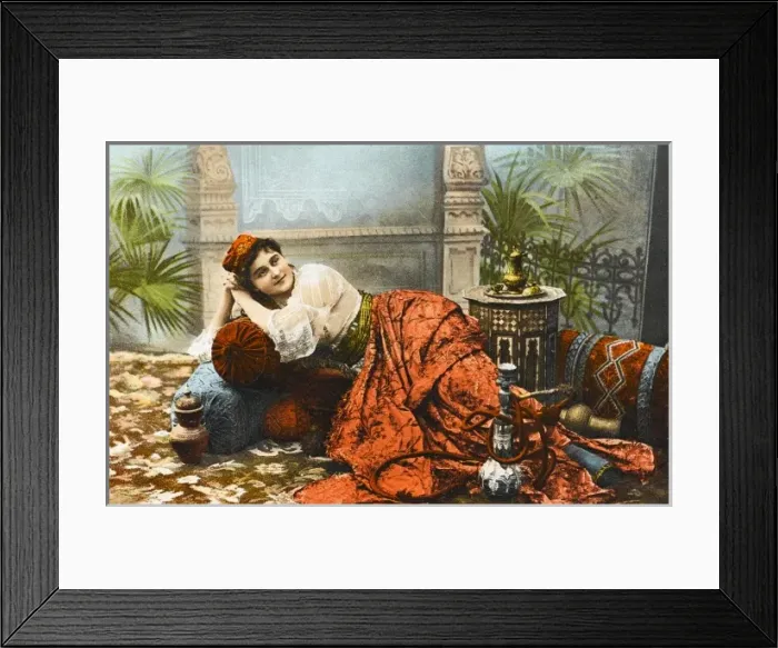 Framed Print : Girl in the Harem Framed Print : Girl in the Harem