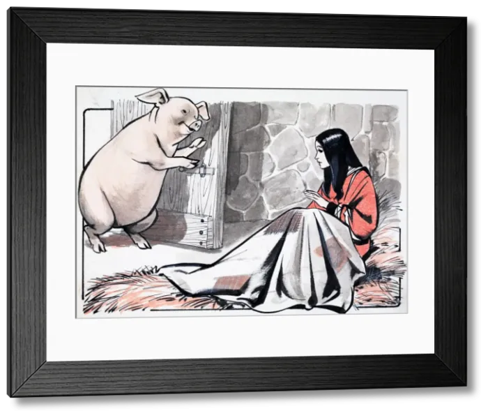 Framed Print : Tales from Many Lands: The Speaking Grapes Framed Print : Tales from Many Lands: The Speaking Grapes