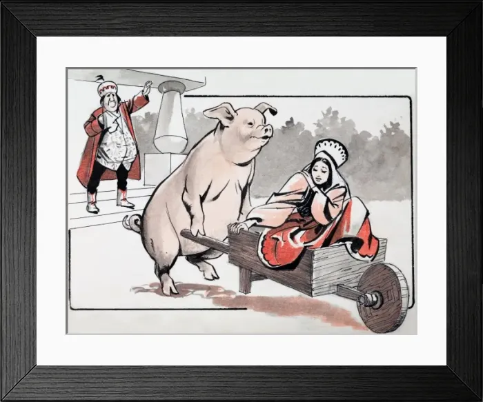 Framed Print : Tales from Many Lands: The Speaking Grapes Framed Print : Tales from Many Lands: The Speaking Grapes