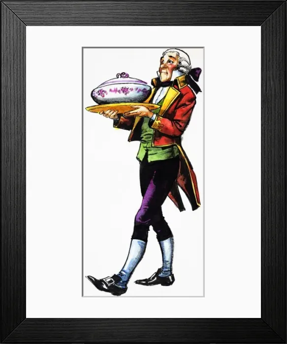 Framed Print : Tales from Many Lands: Dr. Know-All Goes Out to Dinner Framed Print : Tales from Many Lands: Dr. Know-All Goes Out to Dinner