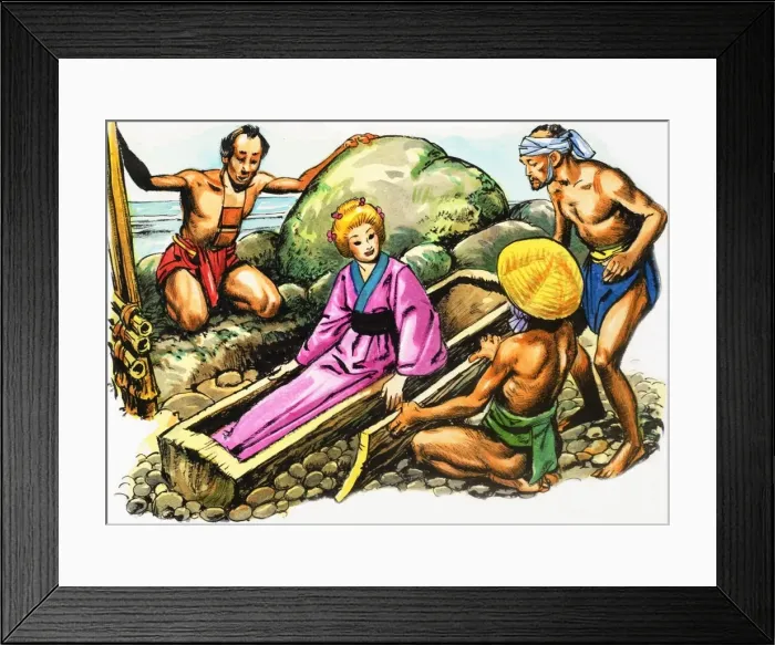 Framed Print : Tales from Many Lands: The Princess with the Golden Hair