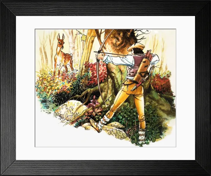 Framed Print : Tales from Many Lands: The Magic Telescope Framed Print : Tales from Many Lands: The Magic Telescope