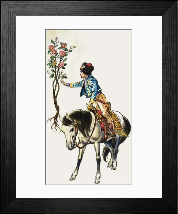 Framed Print : Tales from Many Lands: The Golden Rose Bush Framed Print : Tales from Many Lands: The Golden Rose Bush