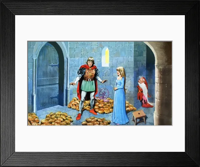 Framed Print : The Story of Rumpelstiltskin Framed Print : The Story of Rumpelstiltskin