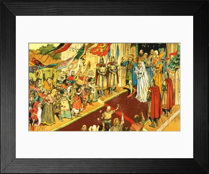 Framed Print : The Story of Rumpelstiltskin Framed Print : The Story of Rumpelstiltskin