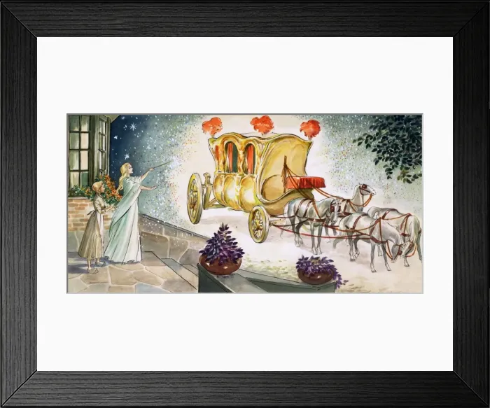 Framed Print : The story of Cinderella Framed Print : The story of Cinderella