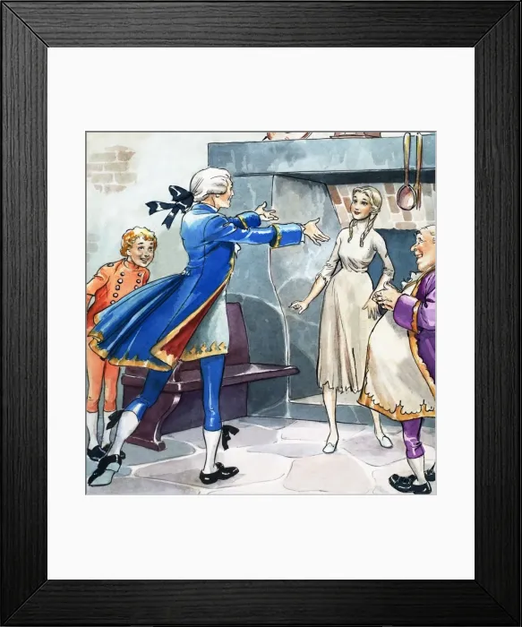 Framed Print : The Story of Cinderella Framed Print : The Story of Cinderella