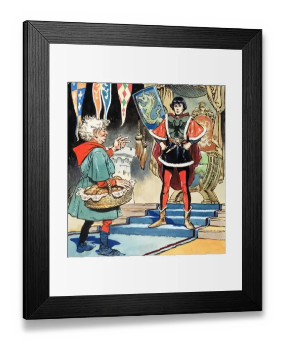 Framed Print : The Story of Rumpelstiltskin Framed Print : The Story of Rumpelstiltskin