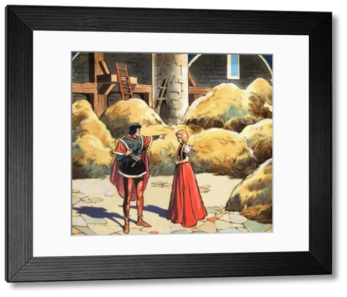 Framed Print : The Story of Rumpelstiltskin Framed Print : The Story of Rumpelstiltskin