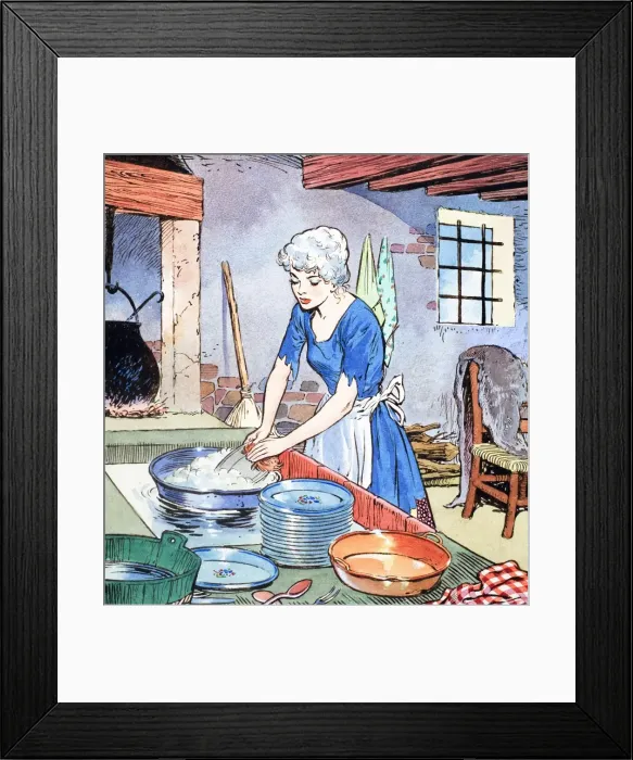 Framed Print : The Story of Donkey-Skin Framed Print : The Story of Donkey-Skin