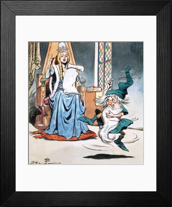 Framed Print : The Story of Rumpelstiltskin Framed Print : The Story of Rumpelstiltskin