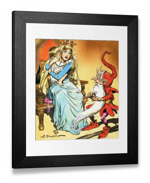 Framed Print : The Story of Rumpelstiltskin Framed Print : The Story of Rumpelstiltskin