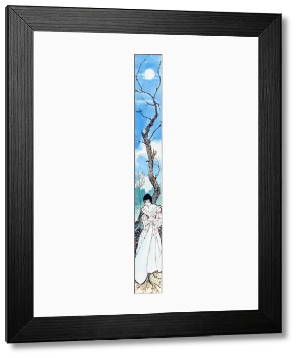 Framed Print : Princess by a tree Framed Print : Princess by a tree
