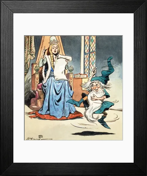 Framed Print : The Story of Rumpelstiltskin Framed Print : The Story of Rumpelstiltskin